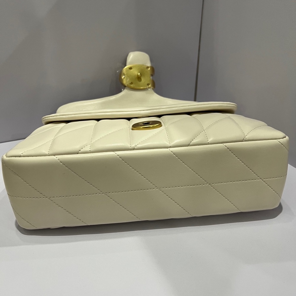 COACH Chalk Quilted Tabby 26 Shoulder Bag - Picture 3 of 5